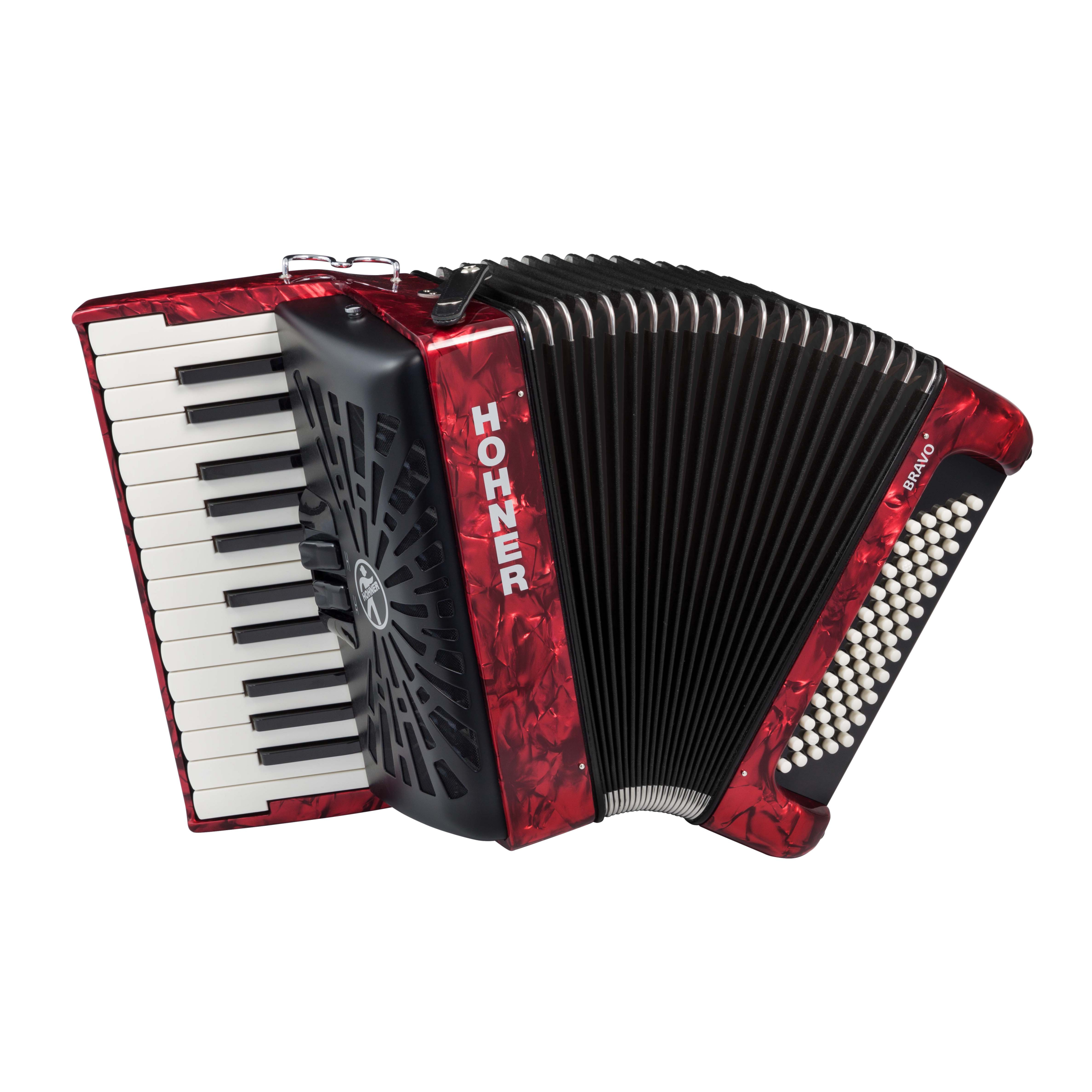 Akordeon Hohner Bravo II 60 Red